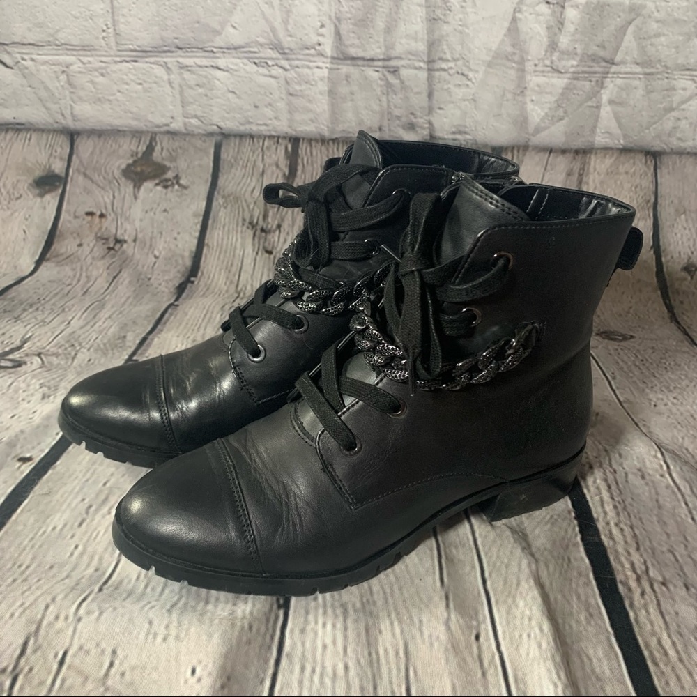 Karl Lagerfeld Chain Link Boots